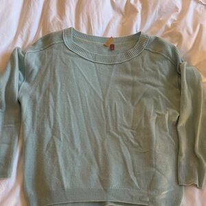 Pilcro Soft Aqua Crew Neck Sweater